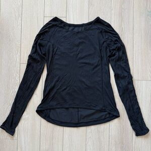 Lululemon Back Cutout Long Sleeve Women's Top